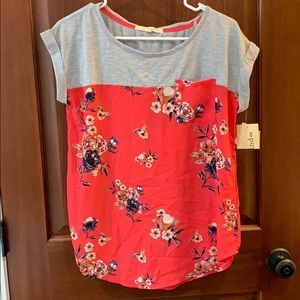 Rewind polyester and rayon top